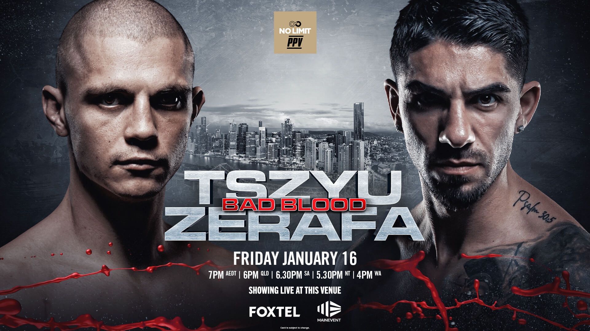 Nikita Tszyu vs Zerafa