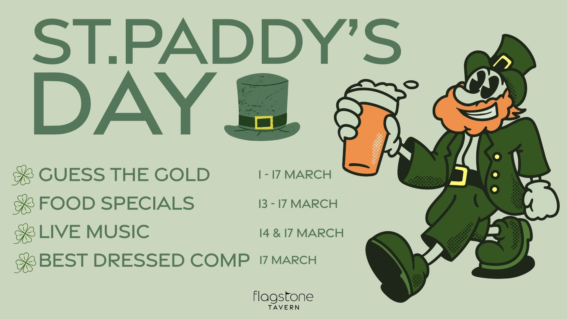 St PADDY’S DAY