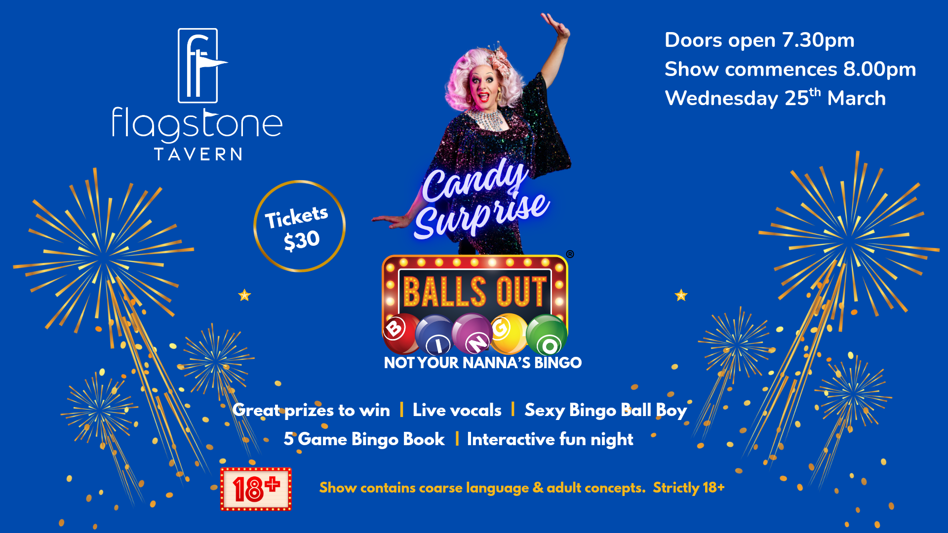 Balls OUT Drag Bingo