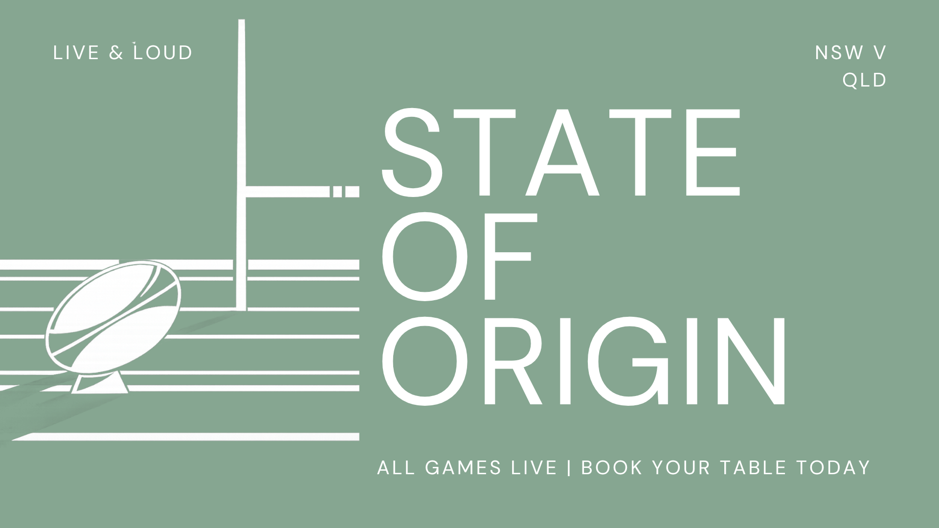 STATE OF ORIGIN – GAME I