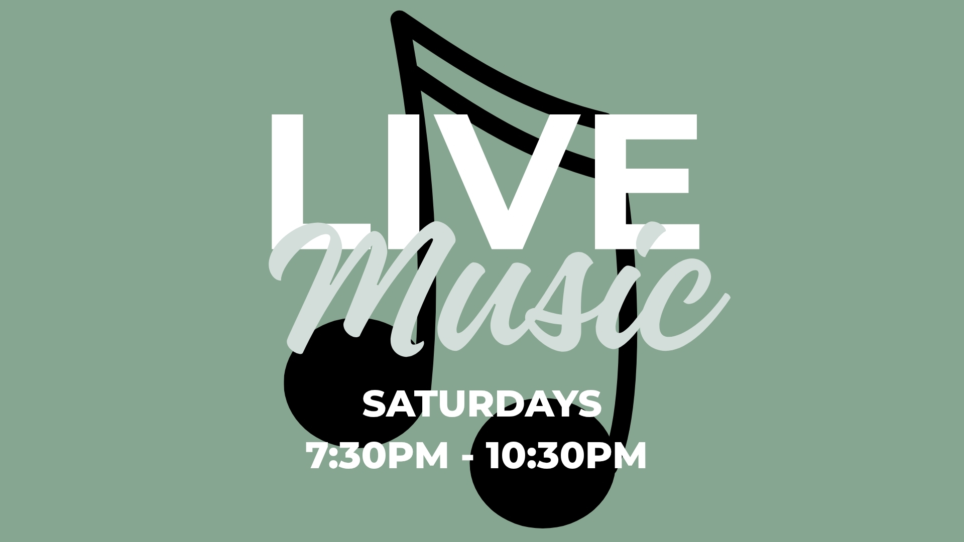 Live Music Saturdays